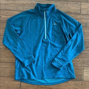 L.L. Bean Men’s Teal Quarter-Zip Top